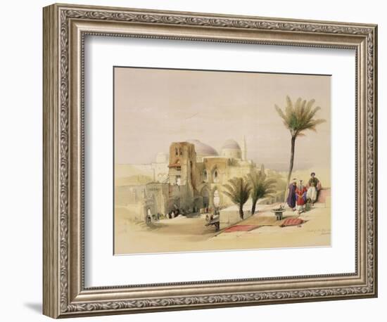 Church of the Holy Sepulchre, Jerusalem, Plate 11 from Volume I of "The Holy Land"-David Roberts-Framed Giclee Print