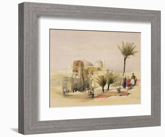 Church of the Holy Sepulchre, Jerusalem, Plate 11 from Volume I of "The Holy Land"-David Roberts-Framed Giclee Print