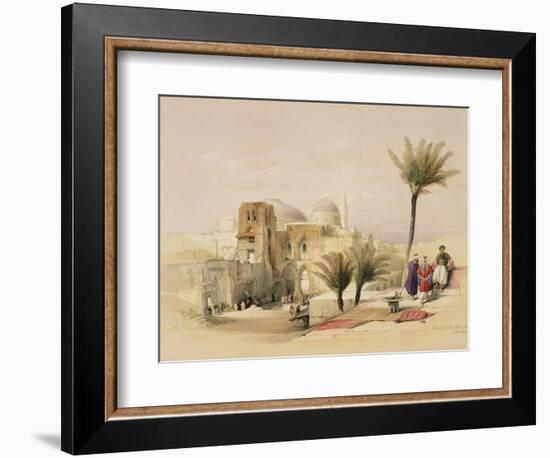 Church of the Holy Sepulchre, Jerusalem, Plate 11 from Volume I of "The Holy Land"-David Roberts-Framed Giclee Print