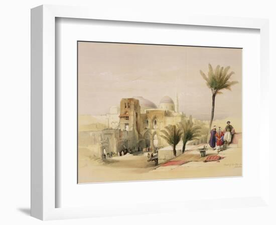 Church of the Holy Sepulchre, Jerusalem, Plate 11 from Volume I of "The Holy Land"-David Roberts-Framed Giclee Print