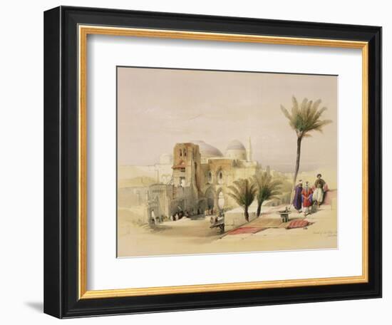 Church of the Holy Sepulchre, Jerusalem, Plate 11 from Volume I of "The Holy Land"-David Roberts-Framed Giclee Print