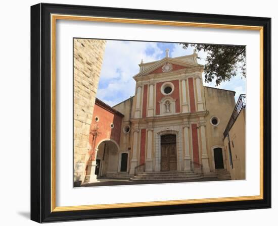 Church of the Immaculate Conception, Old Town, Vieil Antibes, Antibes, Cote D'Azur, French Riviera,-Wendy Connett-Framed Photographic Print