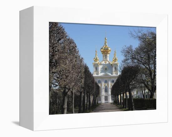 Church of the Palace, Peterhof, Near St. Petersburg, Russia-Ivan Vdovin-Framed Premier Image Canvas