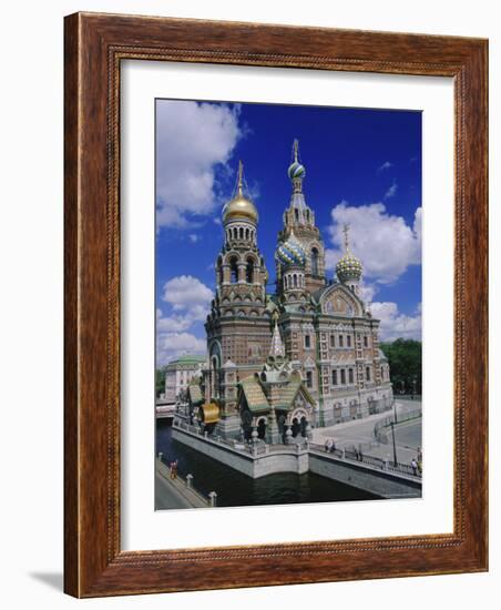 Church of the Resurrection (Church on Spilled Blood), St. Petersburg, Russia, Europe-Gavin Hellier-Framed Photographic Print