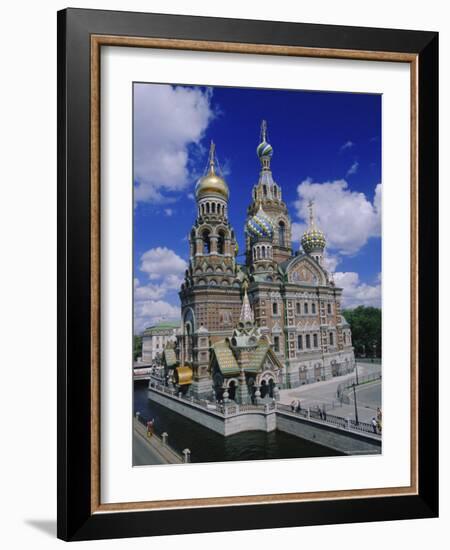 Church of the Resurrection (Church on Spilled Blood), St. Petersburg, Russia, Europe-Gavin Hellier-Framed Photographic Print