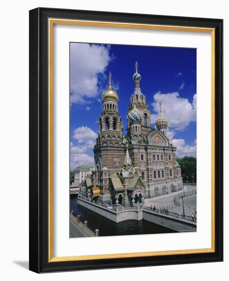 Church of the Resurrection (Church on Spilled Blood), St. Petersburg, Russia, Europe-Gavin Hellier-Framed Photographic Print