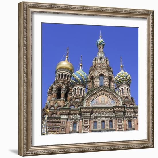 Church of the Savior on Blood, Saint Petersburg, Russia-Ian Trower-Framed Photographic Print