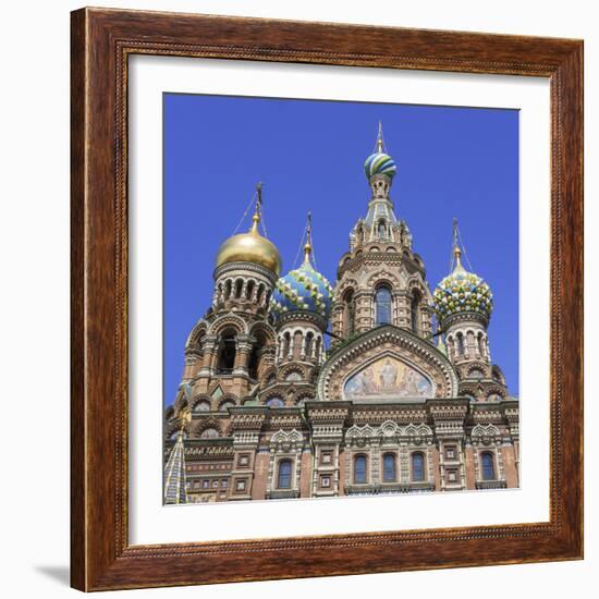 Church of the Savior on Blood, Saint Petersburg, Russia-Ian Trower-Framed Photographic Print