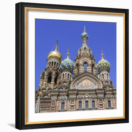 Church of the Savior on Blood, Saint Petersburg, Russia-Ian Trower-Framed Photographic Print