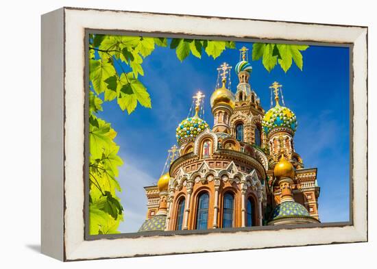 Church of the Savior on Spilled Blood in St. Petersburg, Russia-sborisov-Framed Premier Image Canvas