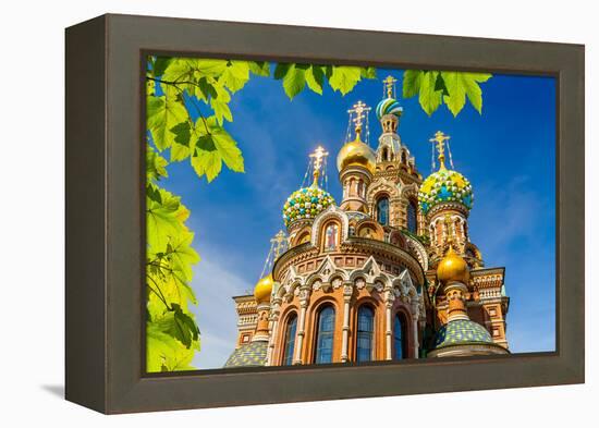 Church of the Savior on Spilled Blood in St. Petersburg, Russia-sborisov-Framed Premier Image Canvas