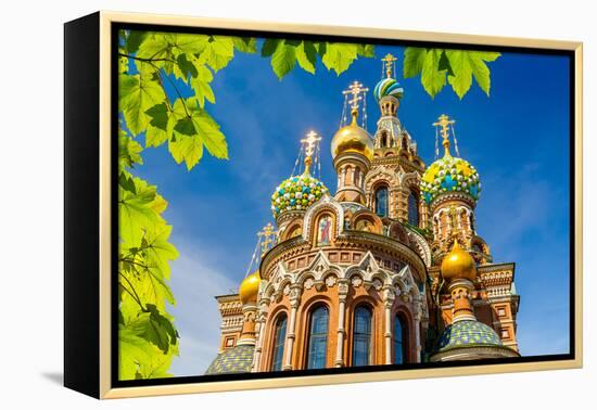Church of the Savior on Spilled Blood in St. Petersburg, Russia-sborisov-Framed Premier Image Canvas
