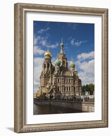 Church of the Saviour of Spilled Blood, Saint Petersburg, Russia-Walter Bibikow-Framed Photographic Print