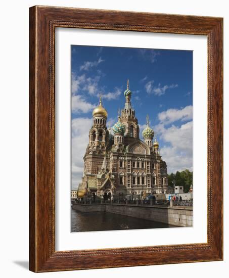 Church of the Saviour of Spilled Blood, Saint Petersburg, Russia-Walter Bibikow-Framed Photographic Print