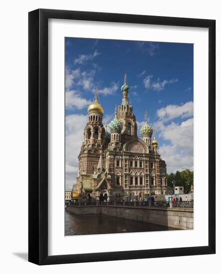 Church of the Saviour of Spilled Blood, Saint Petersburg, Russia-Walter Bibikow-Framed Photographic Print