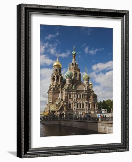 Church of the Saviour of Spilled Blood, Saint Petersburg, Russia-Walter Bibikow-Framed Photographic Print