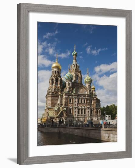 Church of the Saviour of Spilled Blood, Saint Petersburg, Russia-Walter Bibikow-Framed Photographic Print