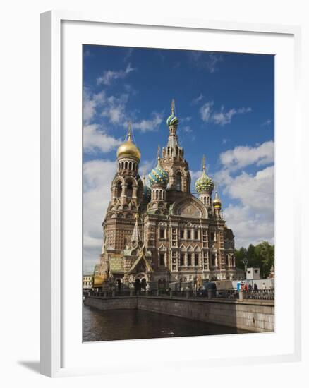 Church of the Saviour of Spilled Blood, Saint Petersburg, Russia-Walter Bibikow-Framed Photographic Print