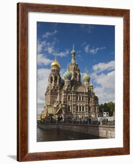 Church of the Saviour of Spilled Blood, Saint Petersburg, Russia-Walter Bibikow-Framed Photographic Print