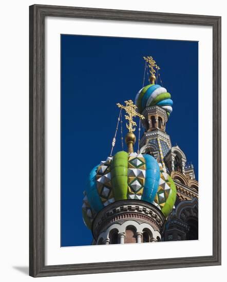 Church of the Saviour of Spilled Blood, Saint Petersburg, Russia-Walter Bibikow-Framed Photographic Print