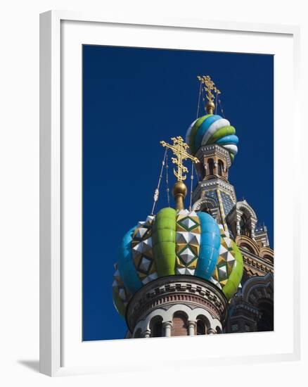 Church of the Saviour of Spilled Blood, Saint Petersburg, Russia-Walter Bibikow-Framed Photographic Print