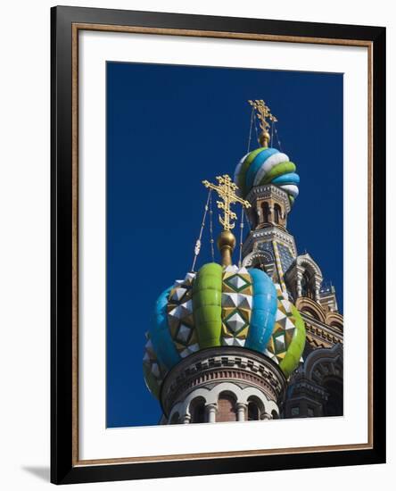 Church of the Saviour of Spilled Blood, Saint Petersburg, Russia-Walter Bibikow-Framed Photographic Print