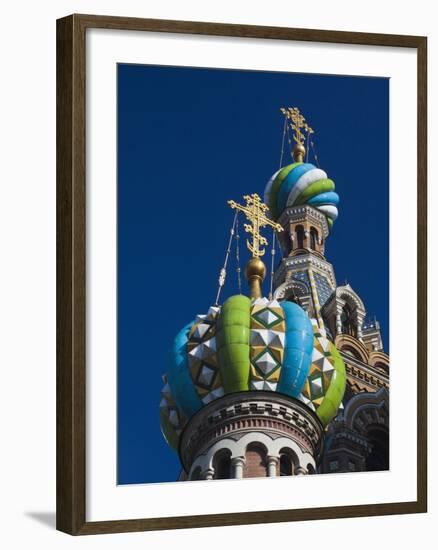 Church of the Saviour of Spilled Blood, Saint Petersburg, Russia-Walter Bibikow-Framed Photographic Print