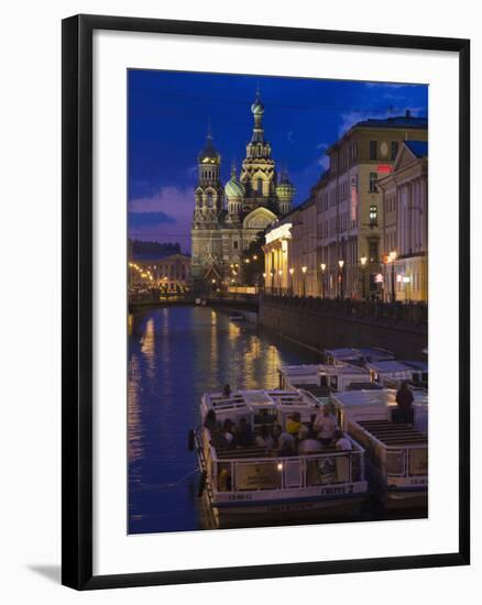 Church of the Saviour of Spilled Blood, Saint Petersburg, Russia-Walter Bibikow-Framed Photographic Print