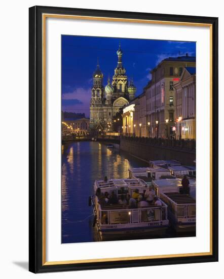 Church of the Saviour of Spilled Blood, Saint Petersburg, Russia-Walter Bibikow-Framed Photographic Print