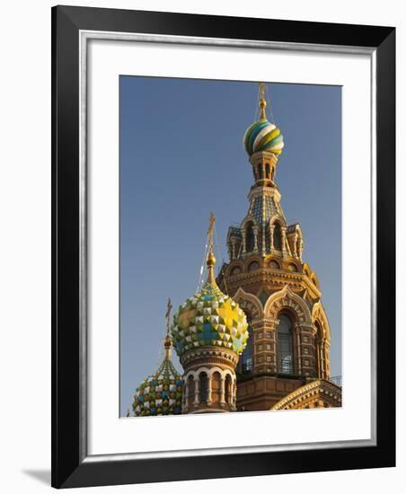 Church of the Saviour of Spilled Blood, Saint Petersburg, Russia-Walter Bibikow-Framed Photographic Print