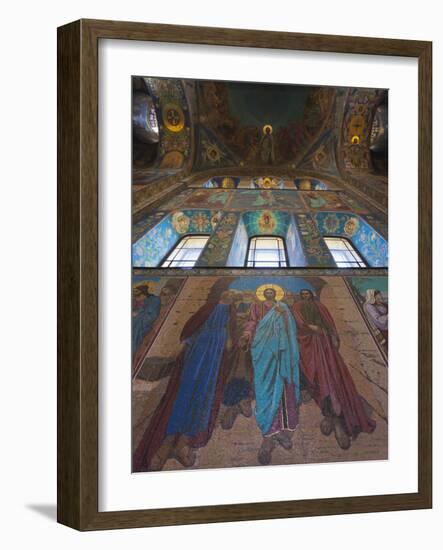 Church of the Saviour of Spilled Blood, Saint Petersburg, Russia-Walter Bibikow-Framed Photographic Print