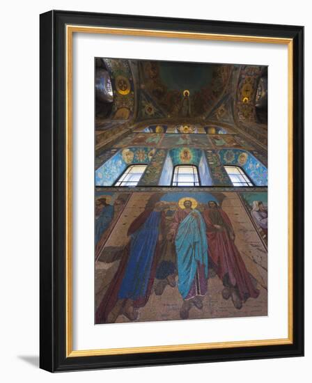 Church of the Saviour of Spilled Blood, Saint Petersburg, Russia-Walter Bibikow-Framed Photographic Print