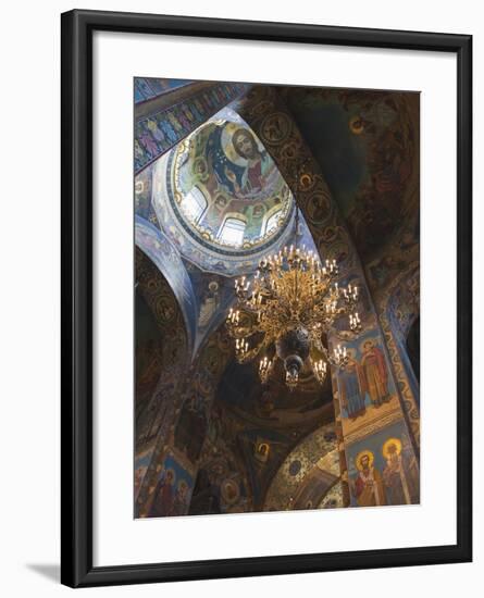 Church of the Saviour of Spilled Blood, Saint Petersburg, Russia-Walter Bibikow-Framed Premium Photographic Print