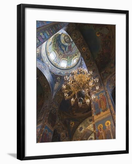 Church of the Saviour of Spilled Blood, Saint Petersburg, Russia-Walter Bibikow-Framed Premium Photographic Print