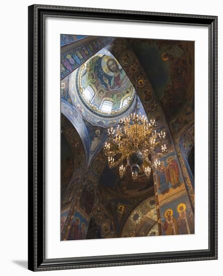 Church of the Saviour of Spilled Blood, Saint Petersburg, Russia-Walter Bibikow-Framed Photographic Print