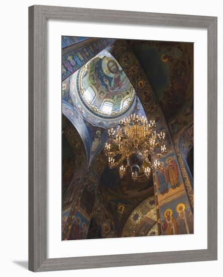 Church of the Saviour of Spilled Blood, Saint Petersburg, Russia-Walter Bibikow-Framed Photographic Print