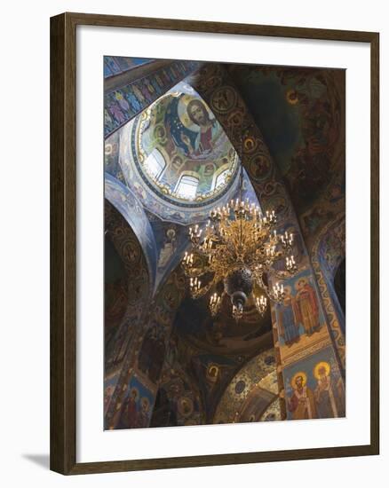 Church of the Saviour of Spilled Blood, Saint Petersburg, Russia-Walter Bibikow-Framed Photographic Print