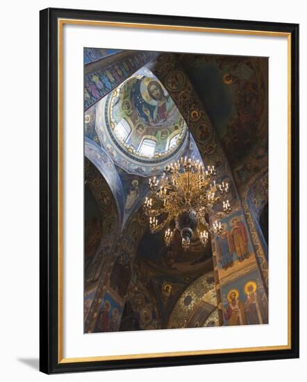 Church of the Saviour of Spilled Blood, Saint Petersburg, Russia-Walter Bibikow-Framed Photographic Print