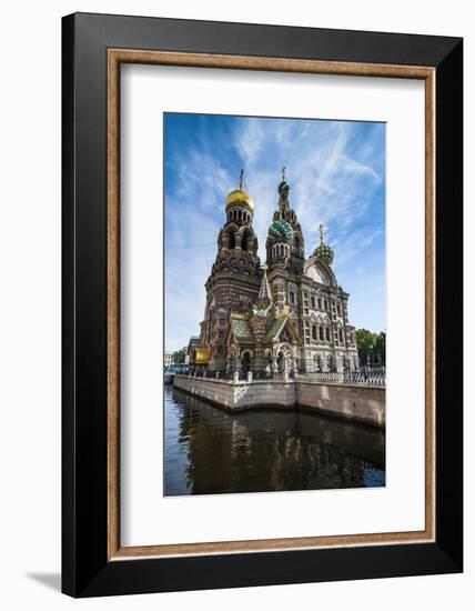 Church of the Saviour on Spilled Blood, UNESCO World Heritage Site, St. Petersburg, Russia, Europe-Michael Runkel-Framed Photographic Print