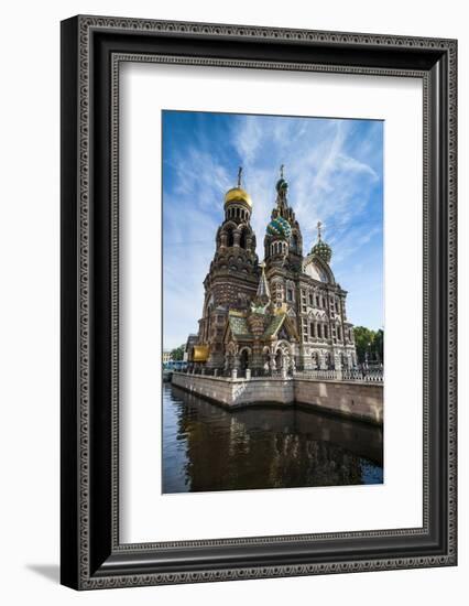 Church of the Saviour on Spilled Blood, UNESCO World Heritage Site, St. Petersburg, Russia, Europe-Michael Runkel-Framed Photographic Print