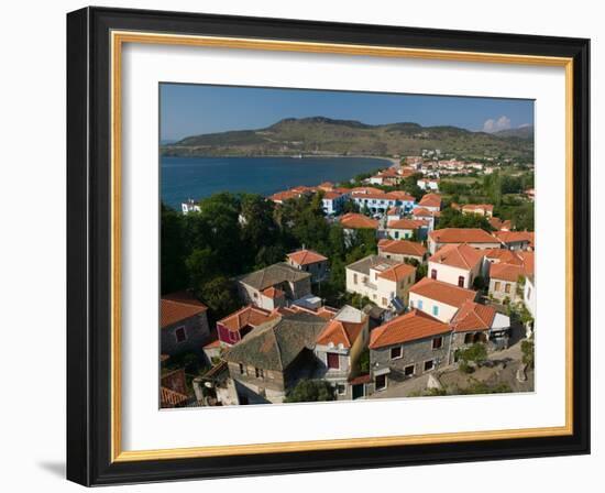 Church of the Sweet Kissing Virgin, Petra, Lesvos, Mithymna, Northeastern Aegean Islands, Greece-Walter Bibikow-Framed Photographic Print