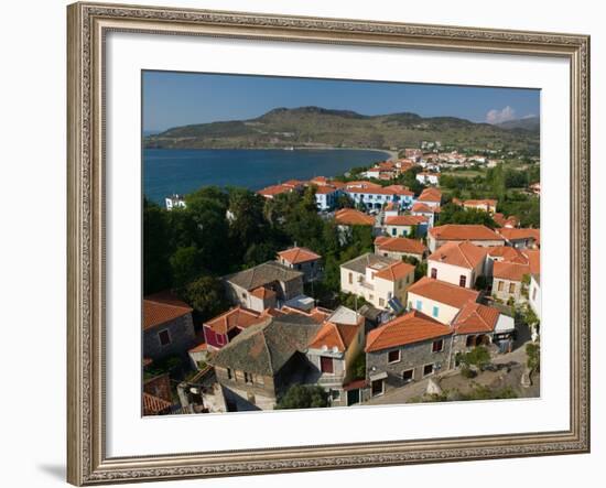 Church of the Sweet Kissing Virgin, Petra, Lesvos, Mithymna, Northeastern Aegean Islands, Greece-Walter Bibikow-Framed Photographic Print