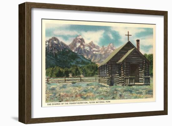 Church of the Transfiguration, Teton National Park-null-Framed Art Print