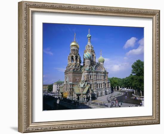 Church on Spilled Blood, Unesco World Heritage Site, St. Petersburg, Russia-Gavin Hellier-Framed Photographic Print