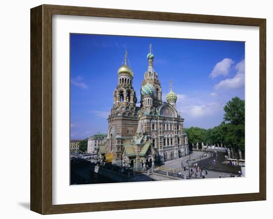 Church on Spilled Blood, Unesco World Heritage Site, St. Petersburg, Russia-Gavin Hellier-Framed Photographic Print