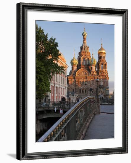 Church on Spilled Blood, UNESCO World Heritage Site, St Petersburg, Russia-Martin Child-Framed Photographic Print