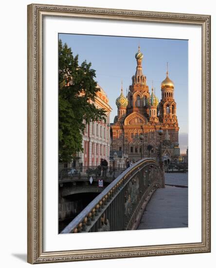 Church on Spilled Blood, UNESCO World Heritage Site, St Petersburg, Russia-Martin Child-Framed Photographic Print