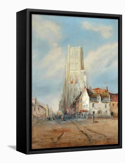 Church on the Continent, Low Countries-J. H. Townsend-Framed Premier Image Canvas