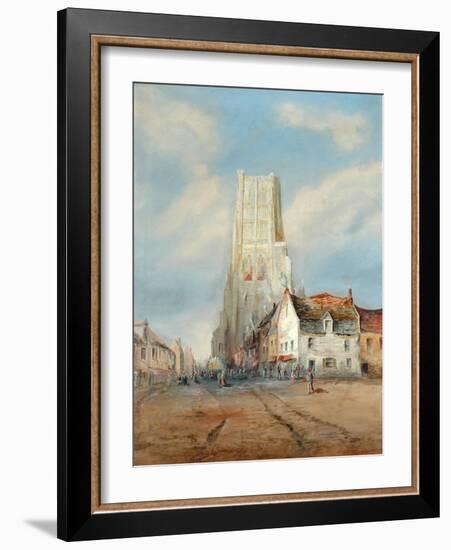 Church on the Continent, Low Countries-J. H. Townsend-Framed Giclee Print