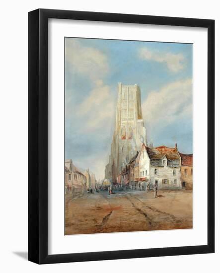 Church on the Continent, Low Countries-J. H. Townsend-Framed Giclee Print